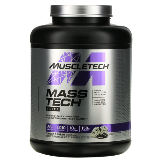 MuscleTech-Mass Tech Elite-Cookies & Cream-6 lbs (2.72 kg)