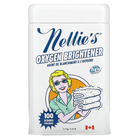 Nellie's-Oxygen Brightener-100 Scoops-3.75 lb (1.7 kg)