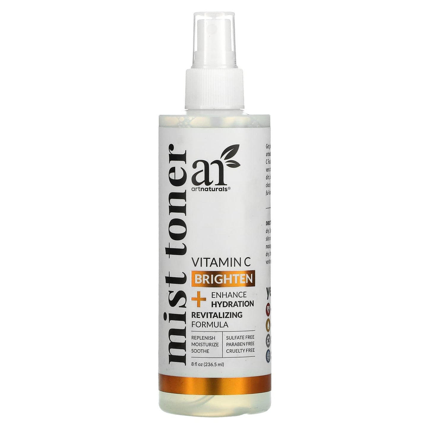 artnaturals-Mist Toner-Vitamin C Revitalizing Formula-8 fl oz (236.5 ml)