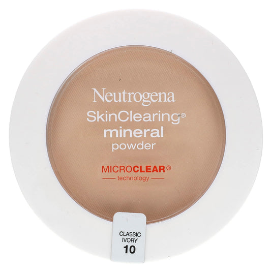 Neutrogena-SkinClearing-Mineral Powder-Classic Ivory 10-0.38 oz (11 g)