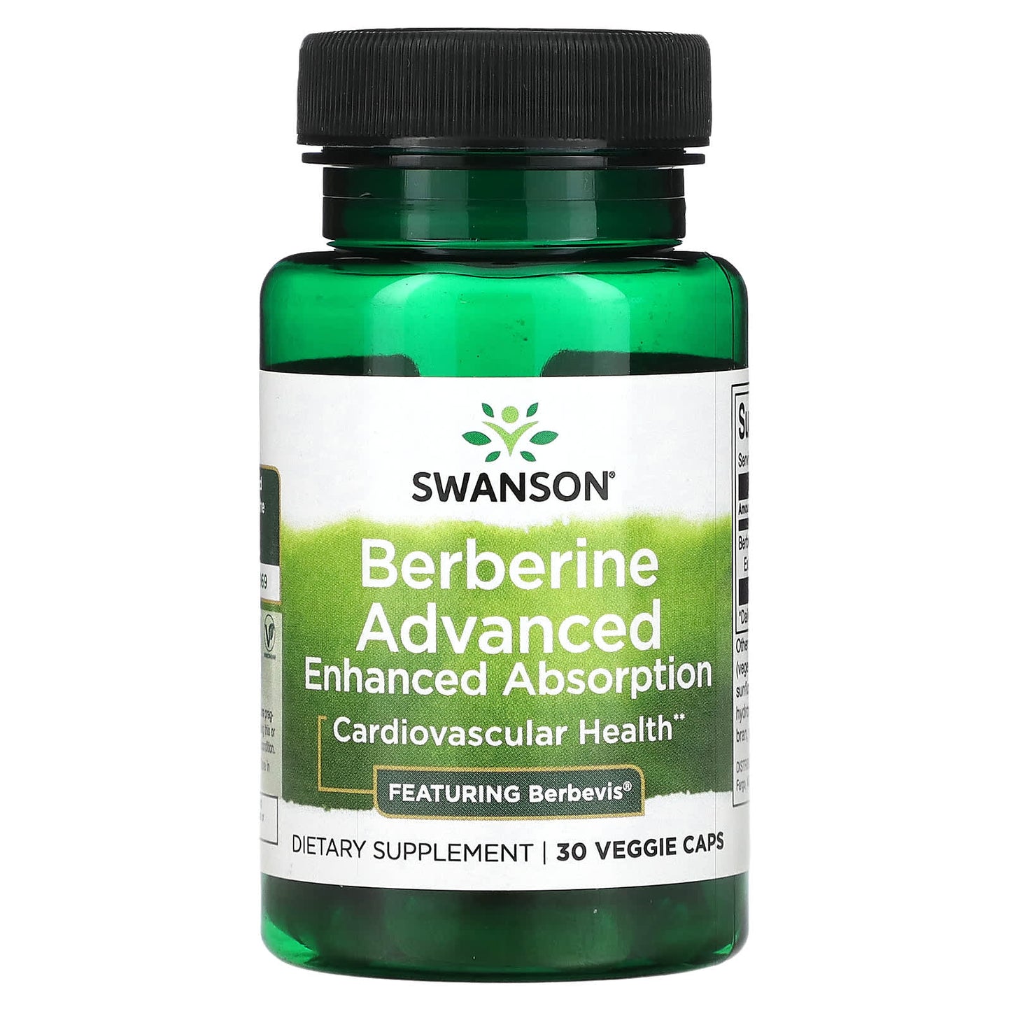 Swanson-Berberine Advanced Enhanced Absorption-30 Veggie Caps