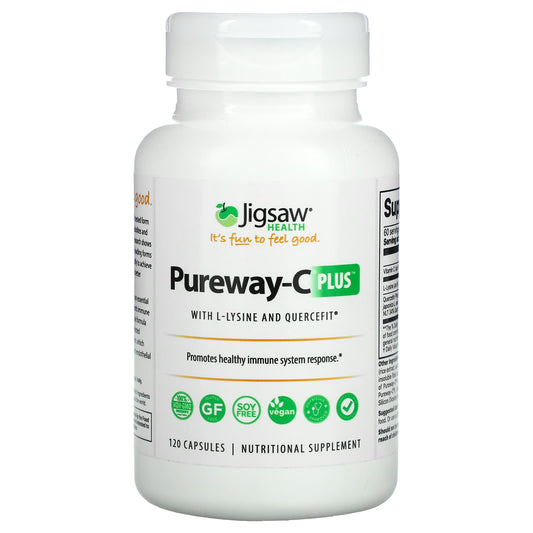 Jigsaw Health-Pureway-C Plus with L-Lysine and Quercefit-120 Capsules