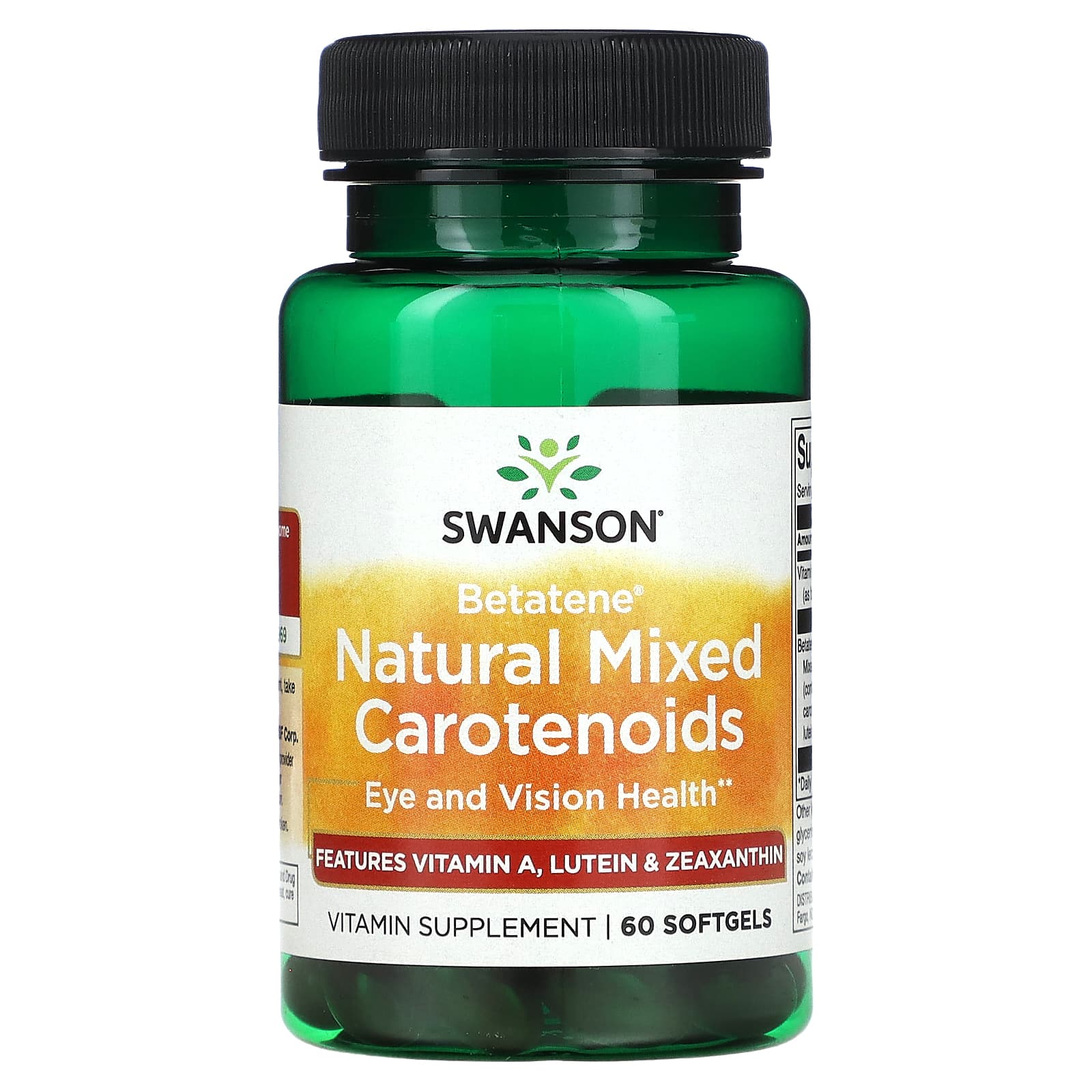 Swanson-Betatene Natural Mixed Carotenoids-60 Softgels