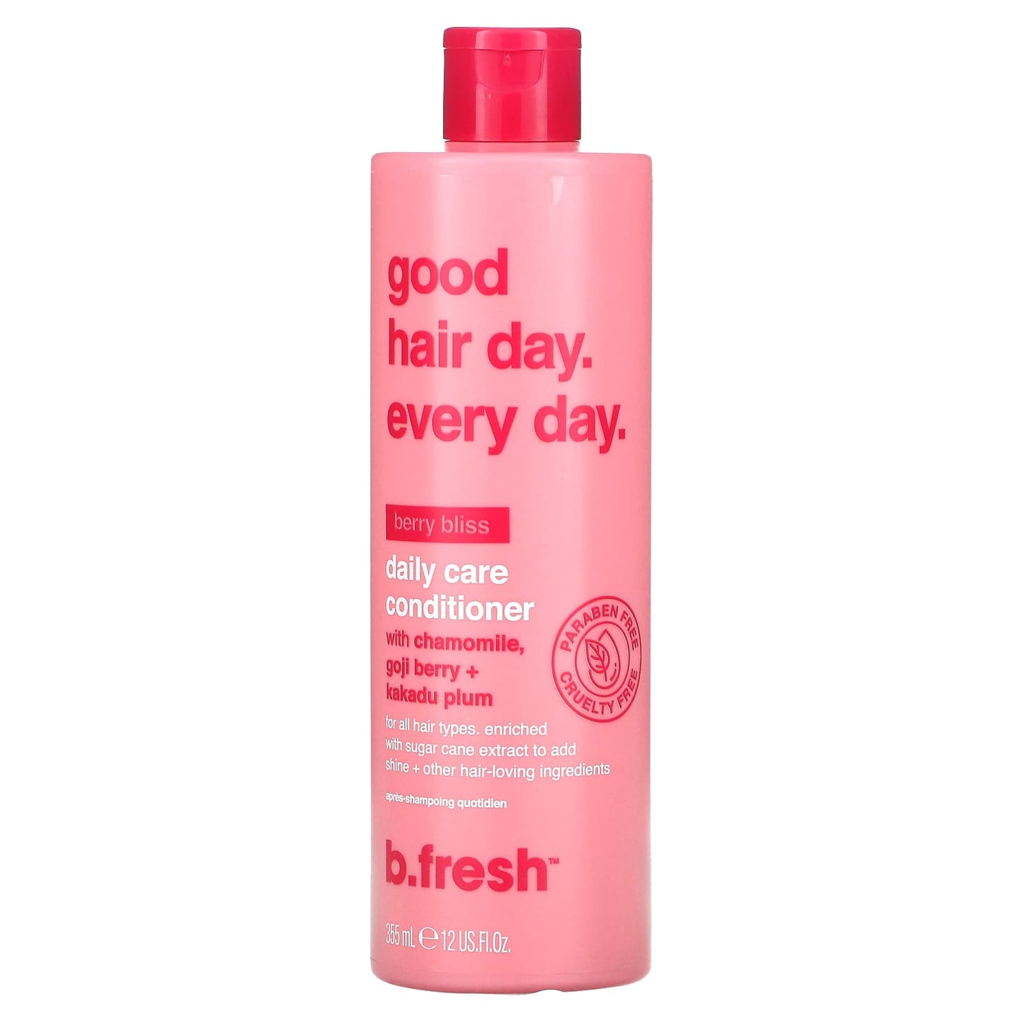 b.fresh-Good Hair Day Every Day-Daily Care Conditioner-For All Hair Types-Berry Bliss-12 fl oz (355 ml)