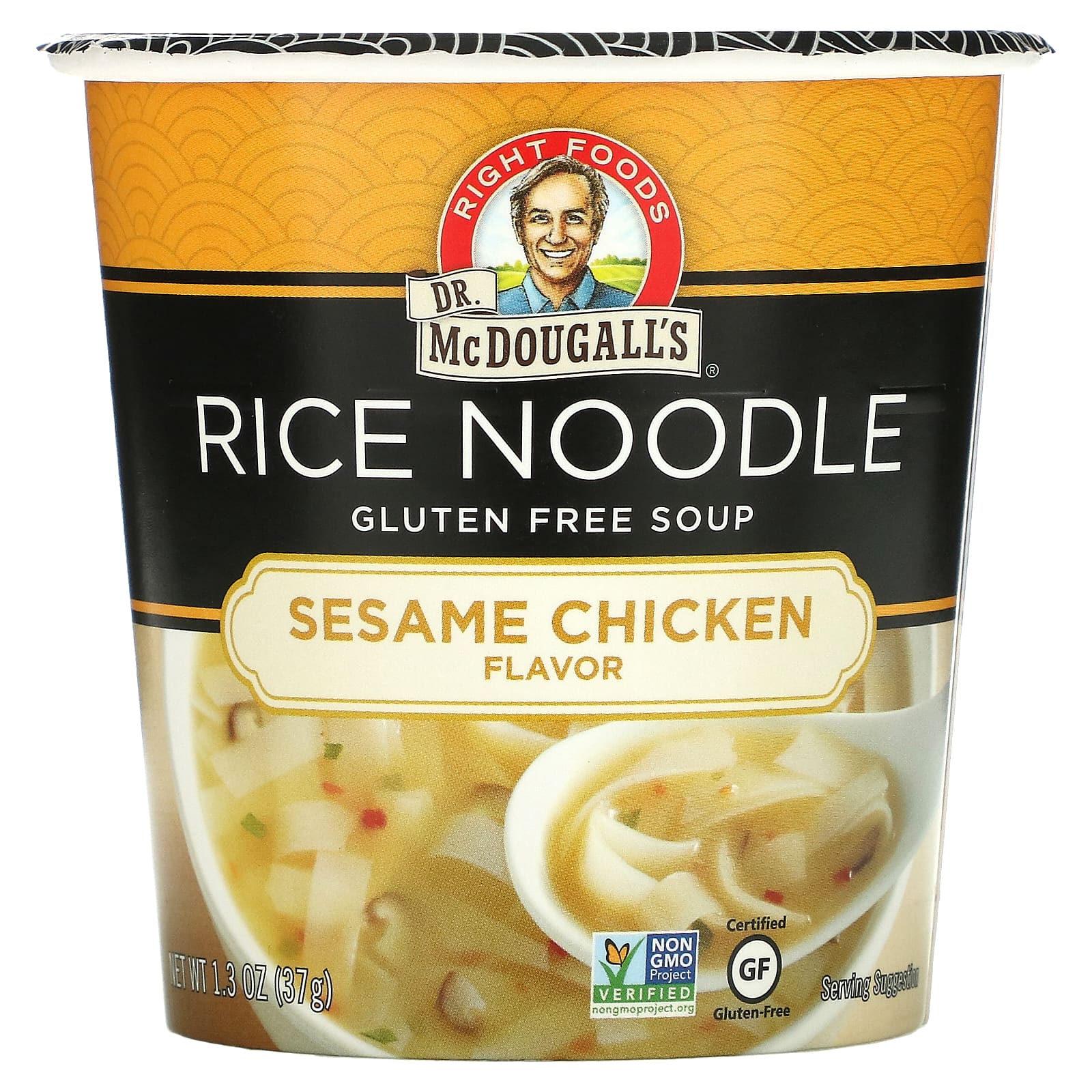 Dr. McDougall's-Rice Noodle-Sesame Chicken-1.3 oz (37 g)