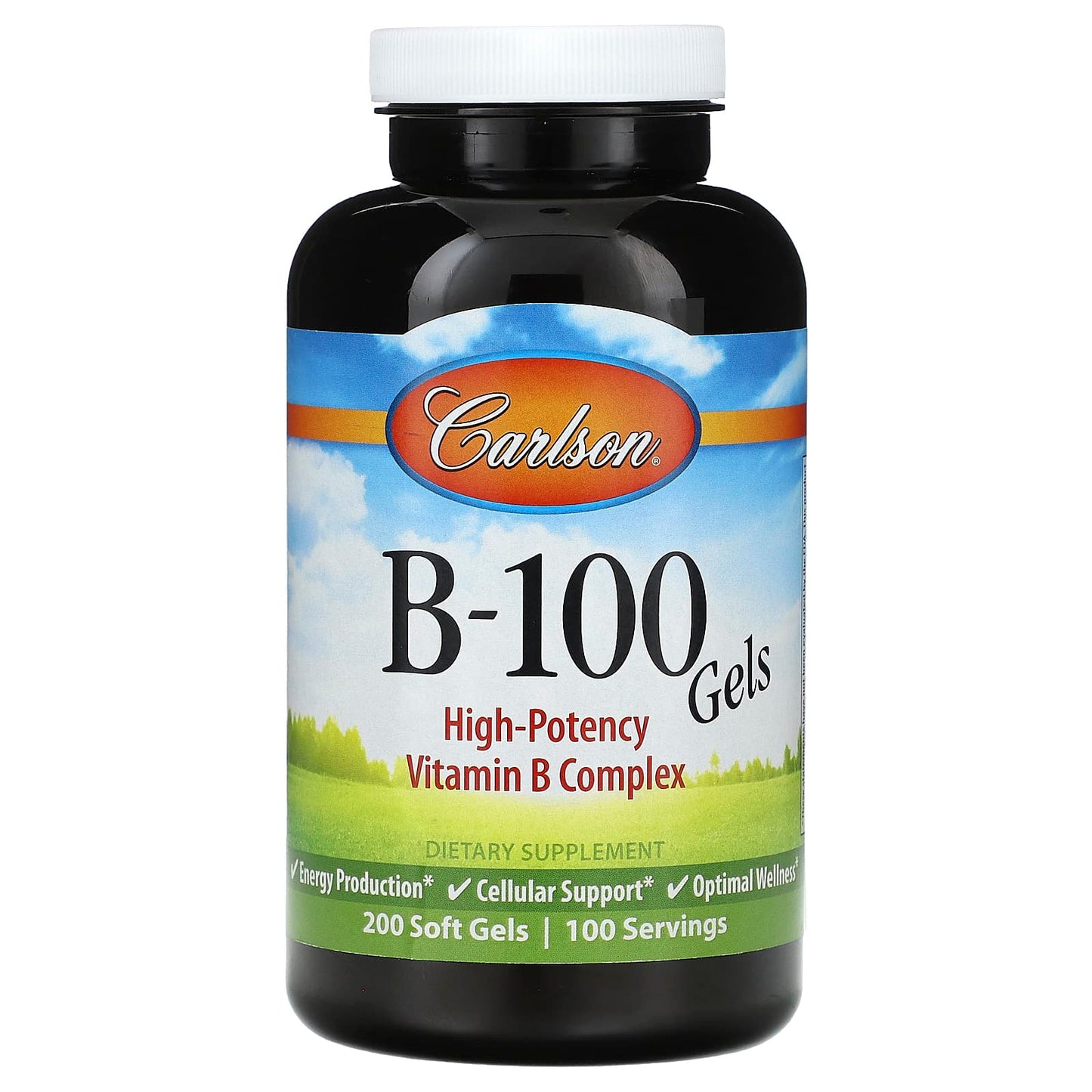 Carlson-Vitamin B-100-200 Soft Gels