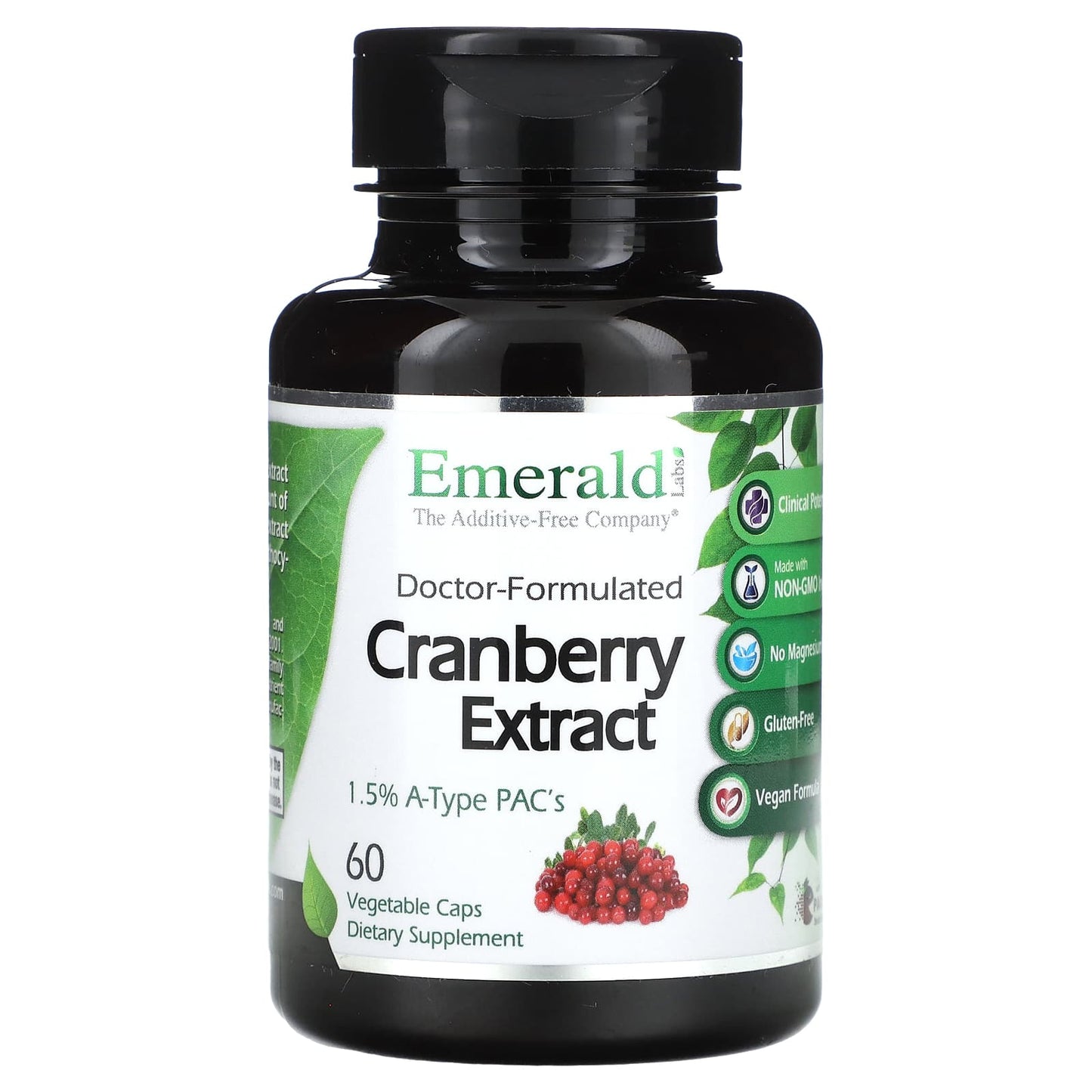 Emerald Laboratories-Cranberry Extract-60 Vegetable Caps