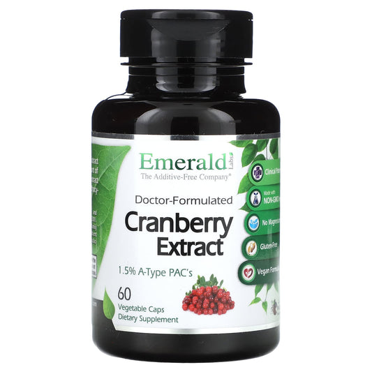 Emerald Laboratories-Cranberry Extract-60 Vegetable Caps