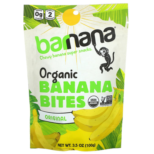 Barnana-Organic Banana Bites-Original-3.5 oz (100 g)