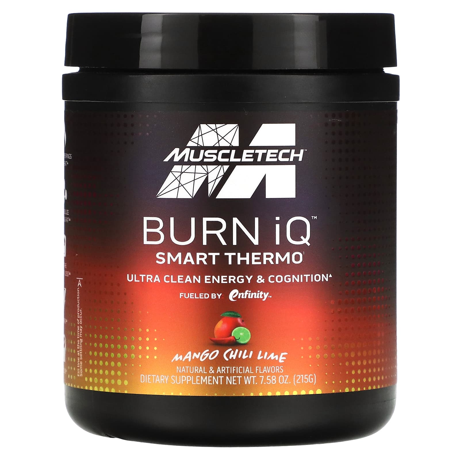 MuscleTech-Burn iQ-Smart Thermo-Mango Chili Lime-7.58 oz (215 g)