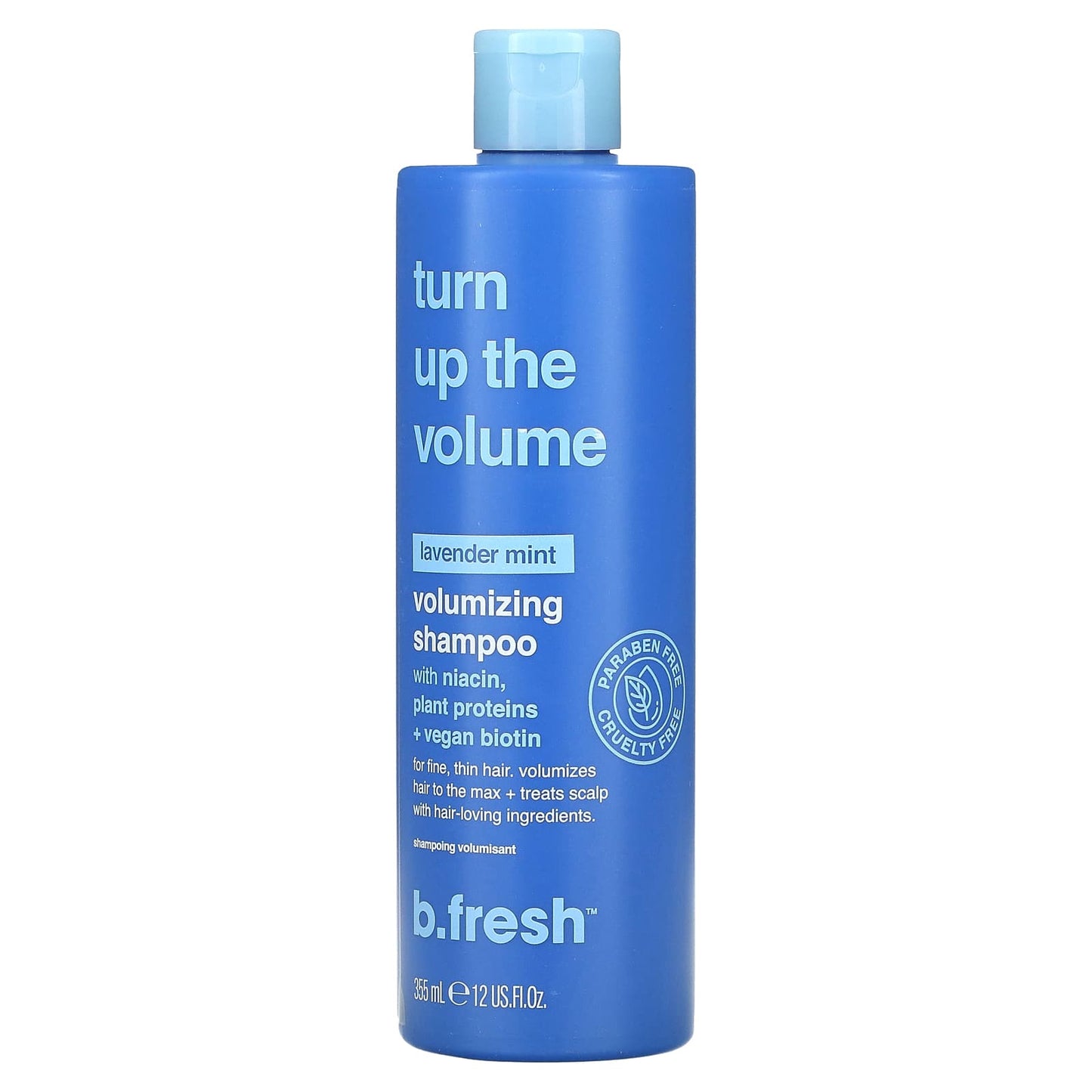 b.fresh-Turn Up the Volume-Volumizing Shampoo-For Fine-Thin Hair-Lavender Mist-12 fl oz (355 ml)