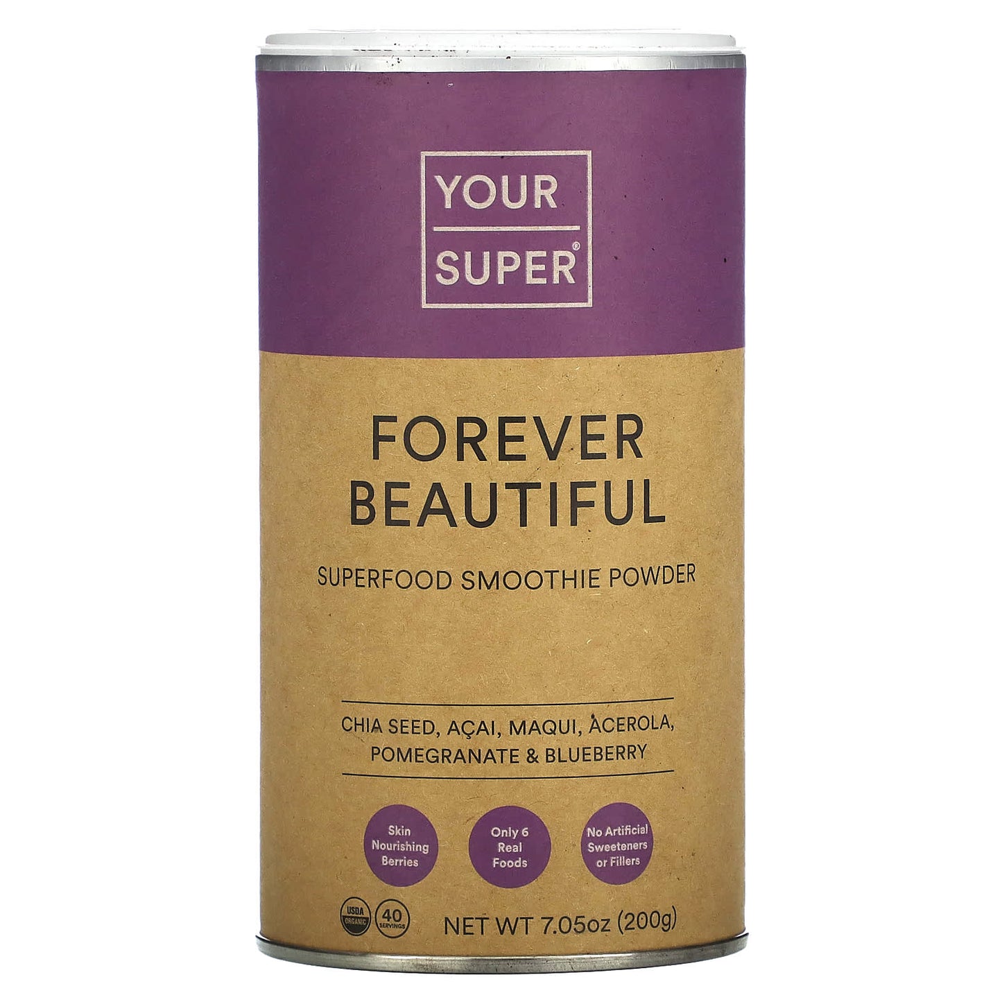 Your Super-Forever Beautiful-Superfood Smoothie Powder-7.05 oz (200 g)