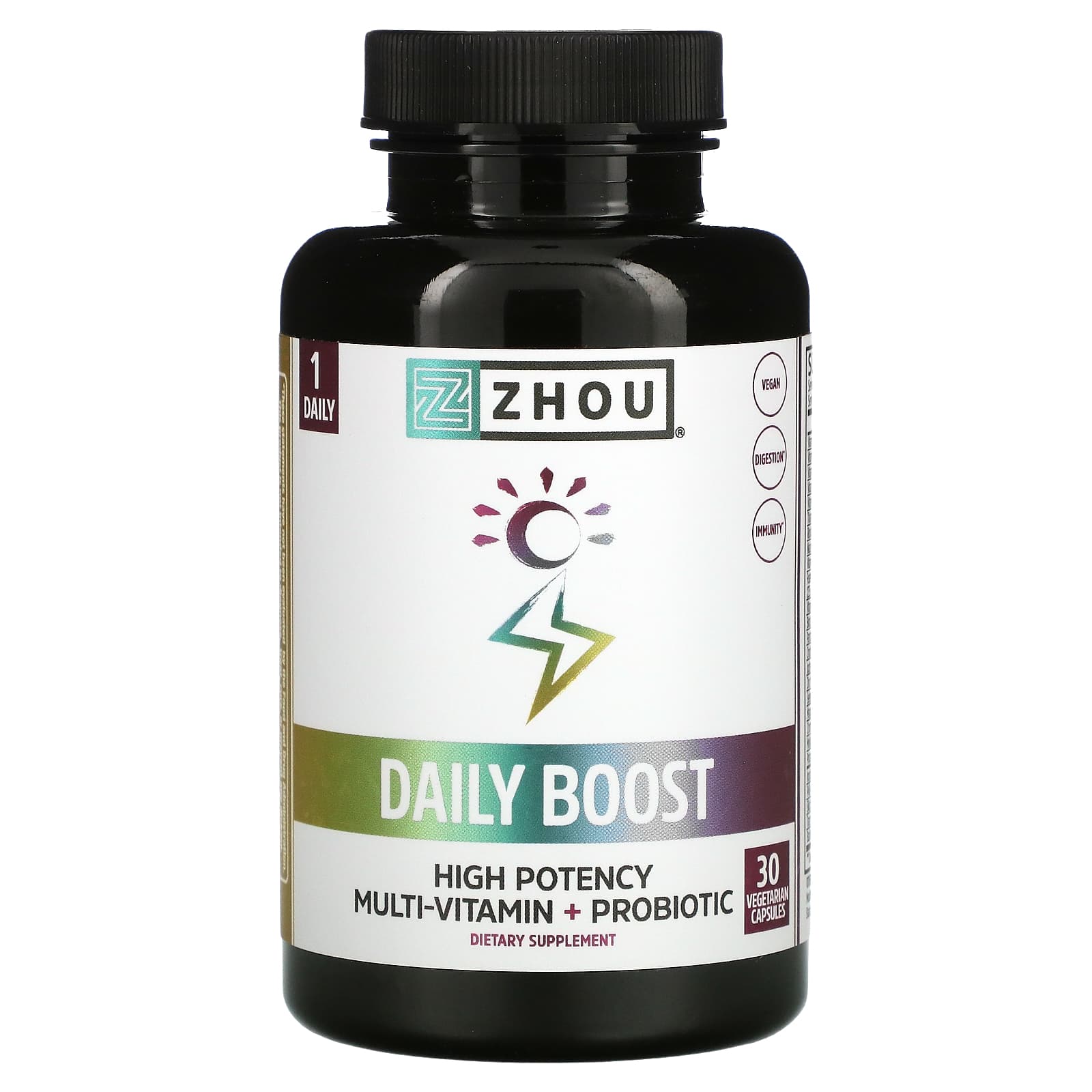 Zhou Nutrition-Daily Boost-30 Vegetarian Capsules