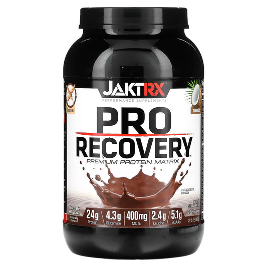 JAKTRX-Pro Recovery-Premium Protein Matrix-Chocolate Milkshake-2 lb (908 g)