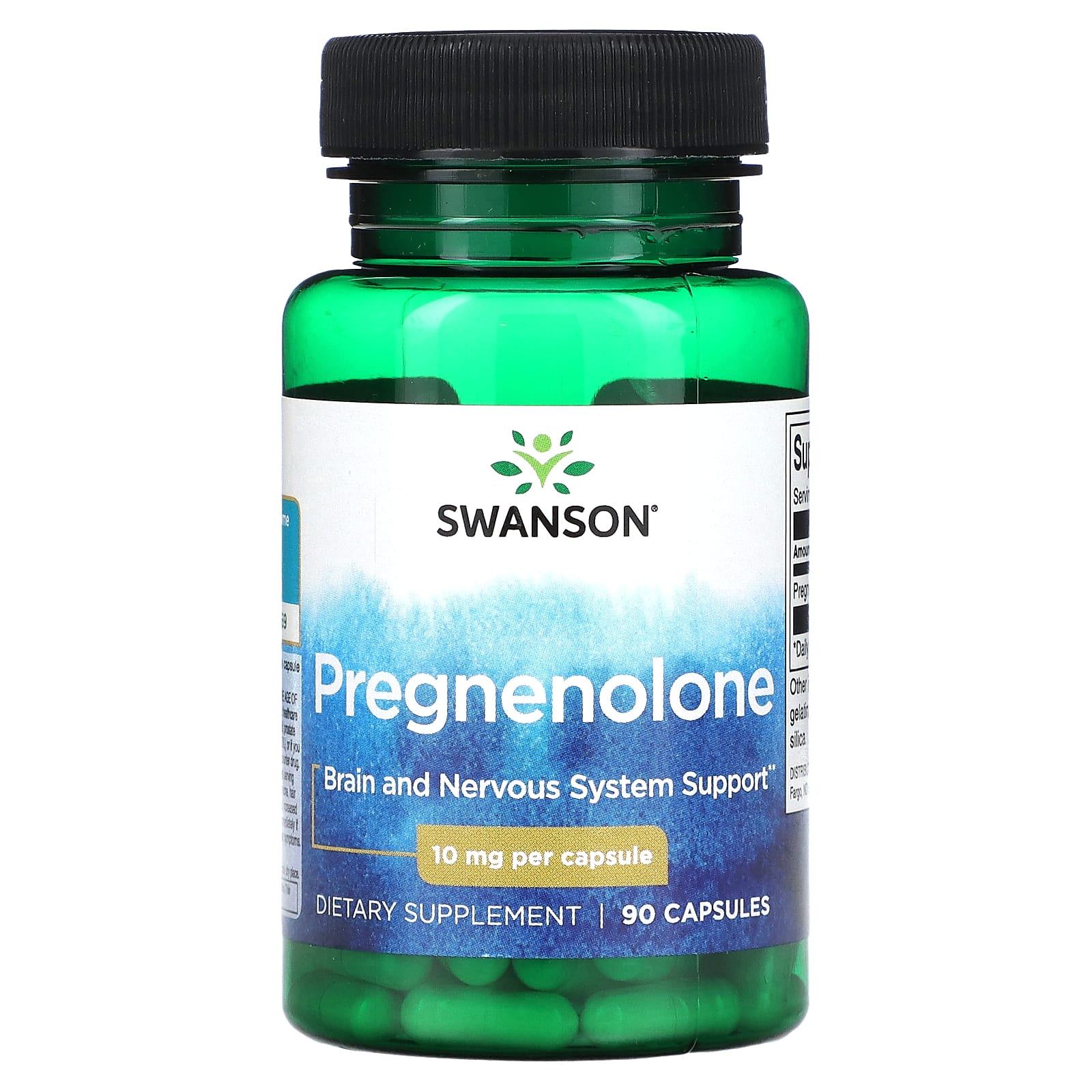 Swanson-Pregnenolone-10 mg-90 Capsules