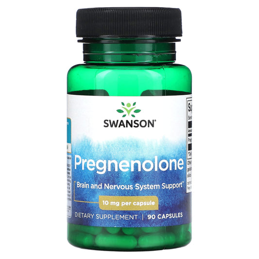 Swanson-Pregnenolone-10 mg-90 Capsules