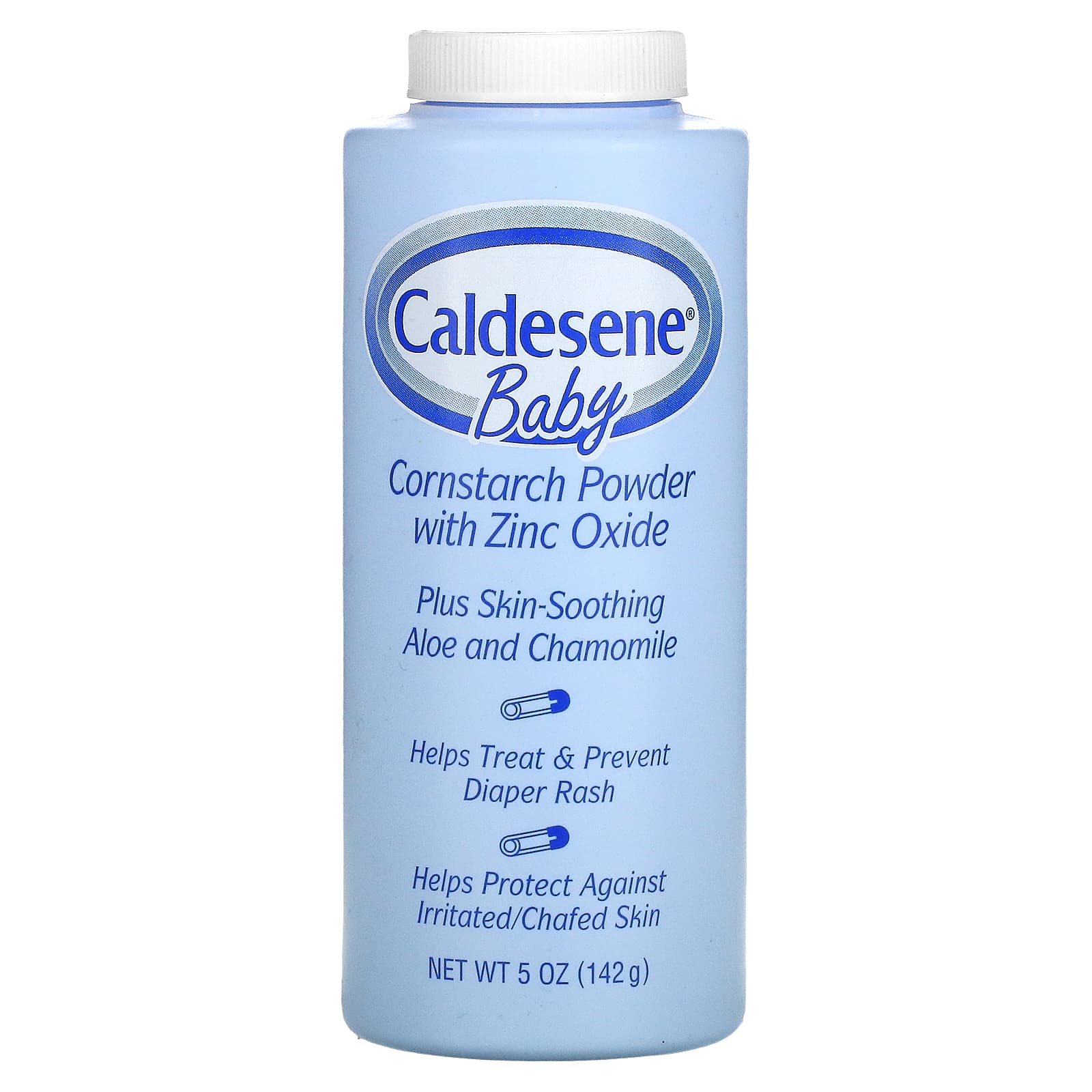 Caldesene-Baby-Cornstarch Powder with Zinc Oxide-5 oz (142 g)