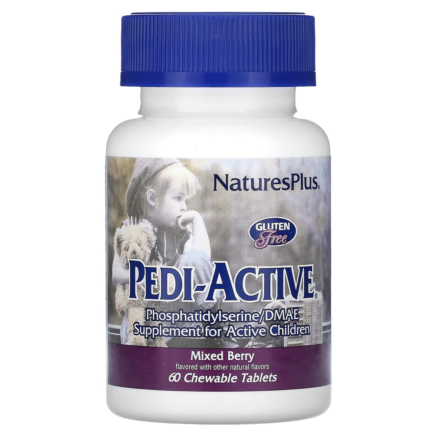 NaturesPlus-Pedi-Active-Mixed Berry-60 Chewable Tablets