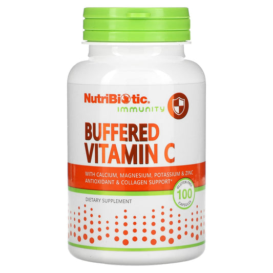 NutriBiotic-Immunity-Buffered Vitamin C-100 Gluten Free Capsules