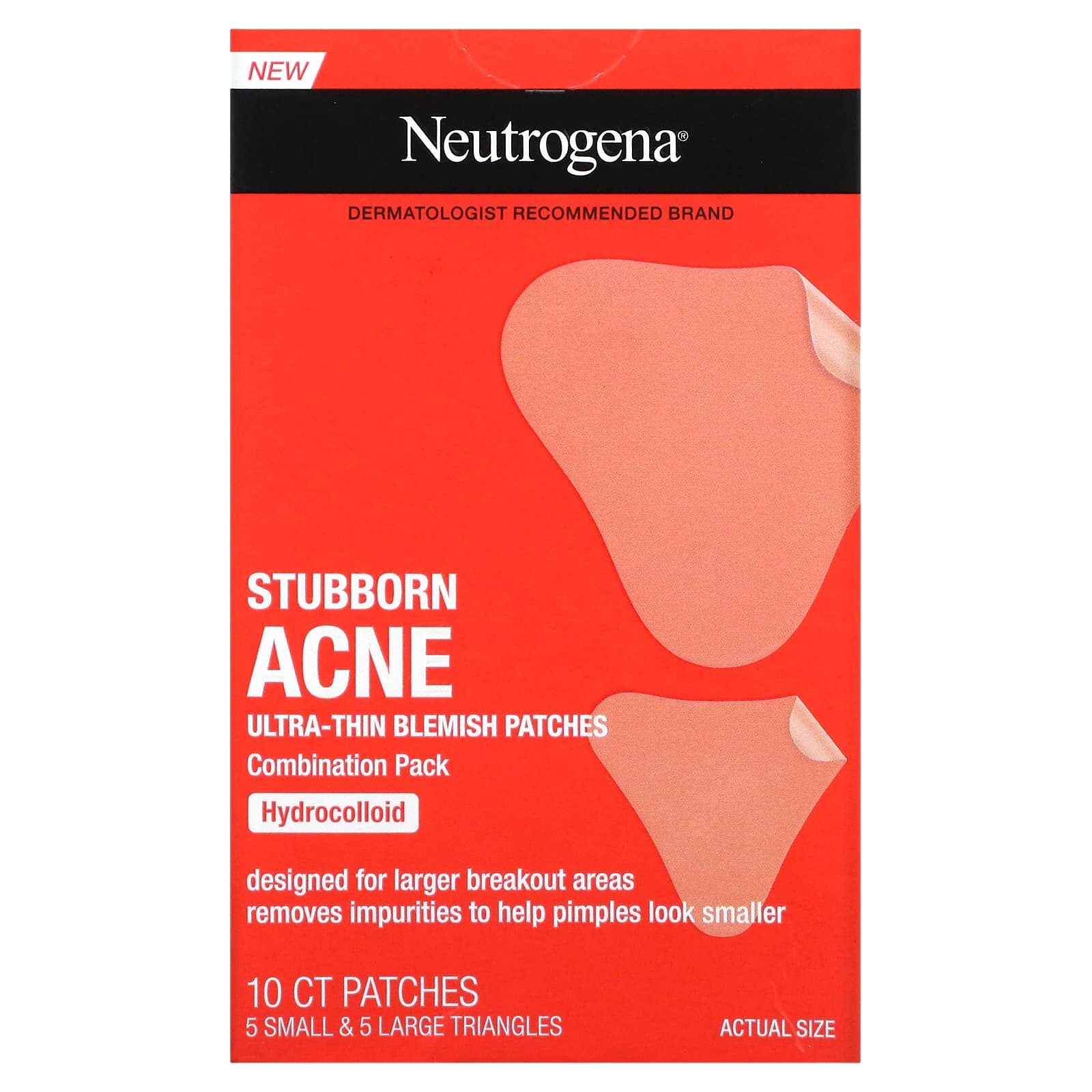 Neutrogena-Stubborn Acne Ultra-Thin Blemish Patches -10 Count