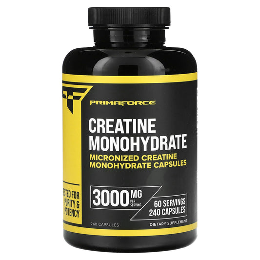 Primaforce-Creatine Monohydrate-3,000 mg-240 Capsules (750 mg per Capsule)