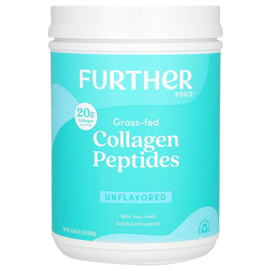 Further Food-Grass-Fed Collagen Peptides-Unflavored-1.5 lbs (600 g)