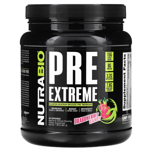 NutraBio-PRE Extreme-Dragonfruit Candy-1.96 lb (887 g)