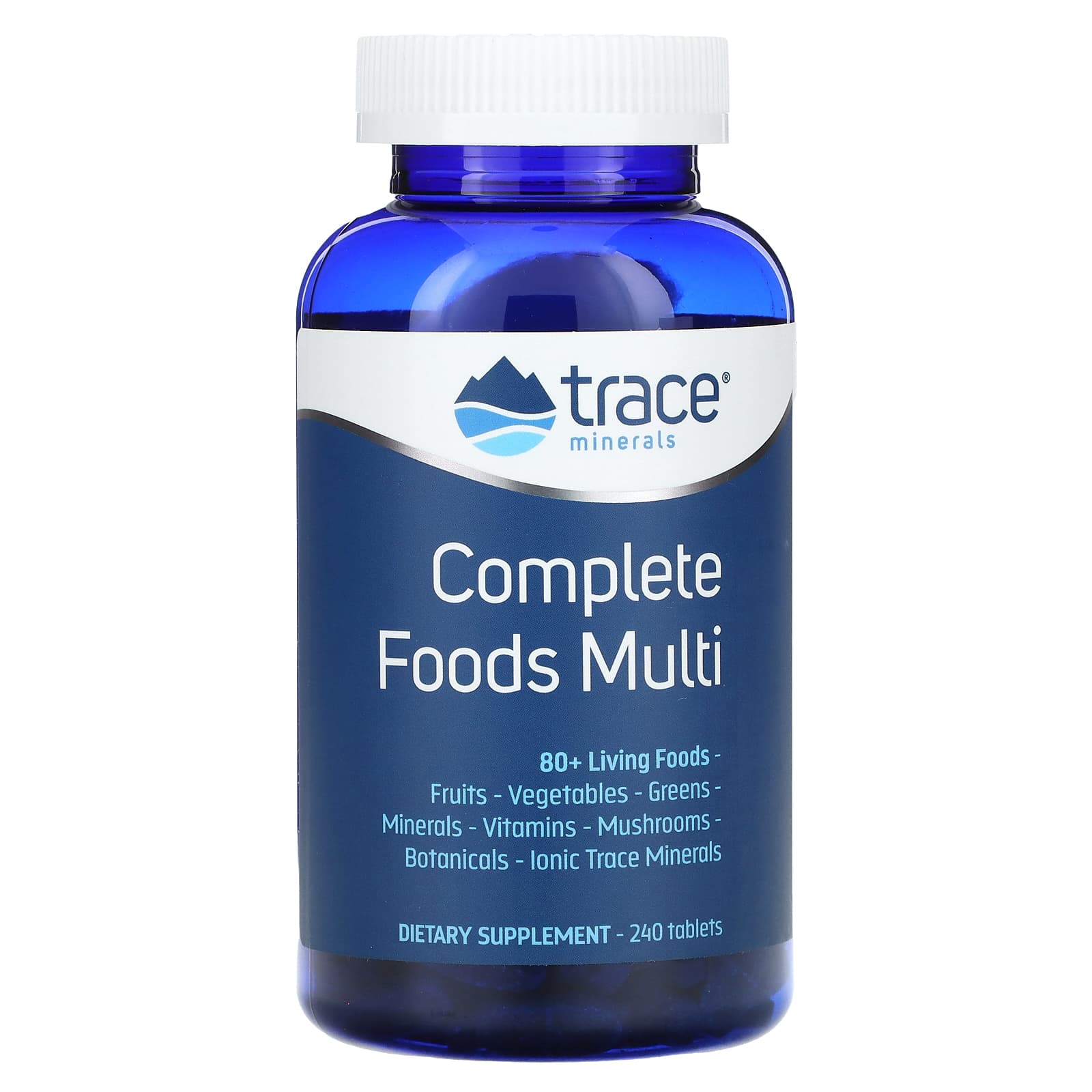 Trace Minerals ®-Complete Food Multi-240 Tablets