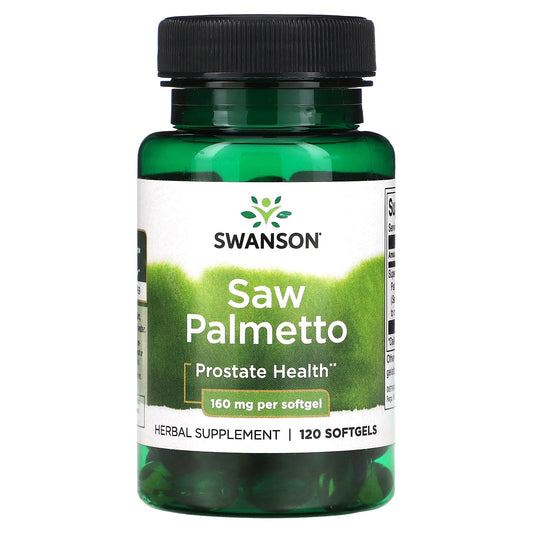 Swanson-Saw Palmetto-160 mg-120 Softgels