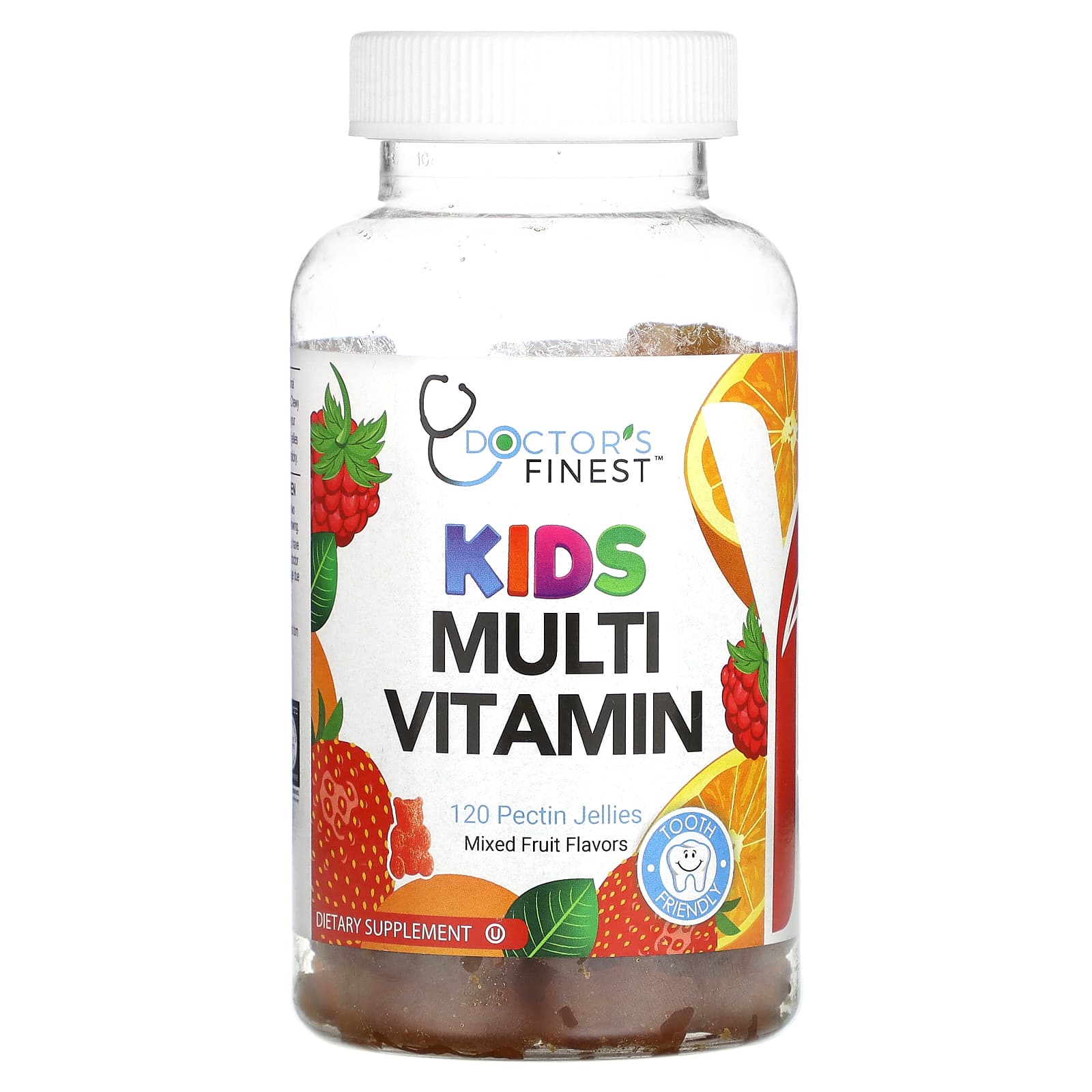 Doctor's Finest-Kids Multi Vitamin-Mixed Fruit-120 Pectin Jellies