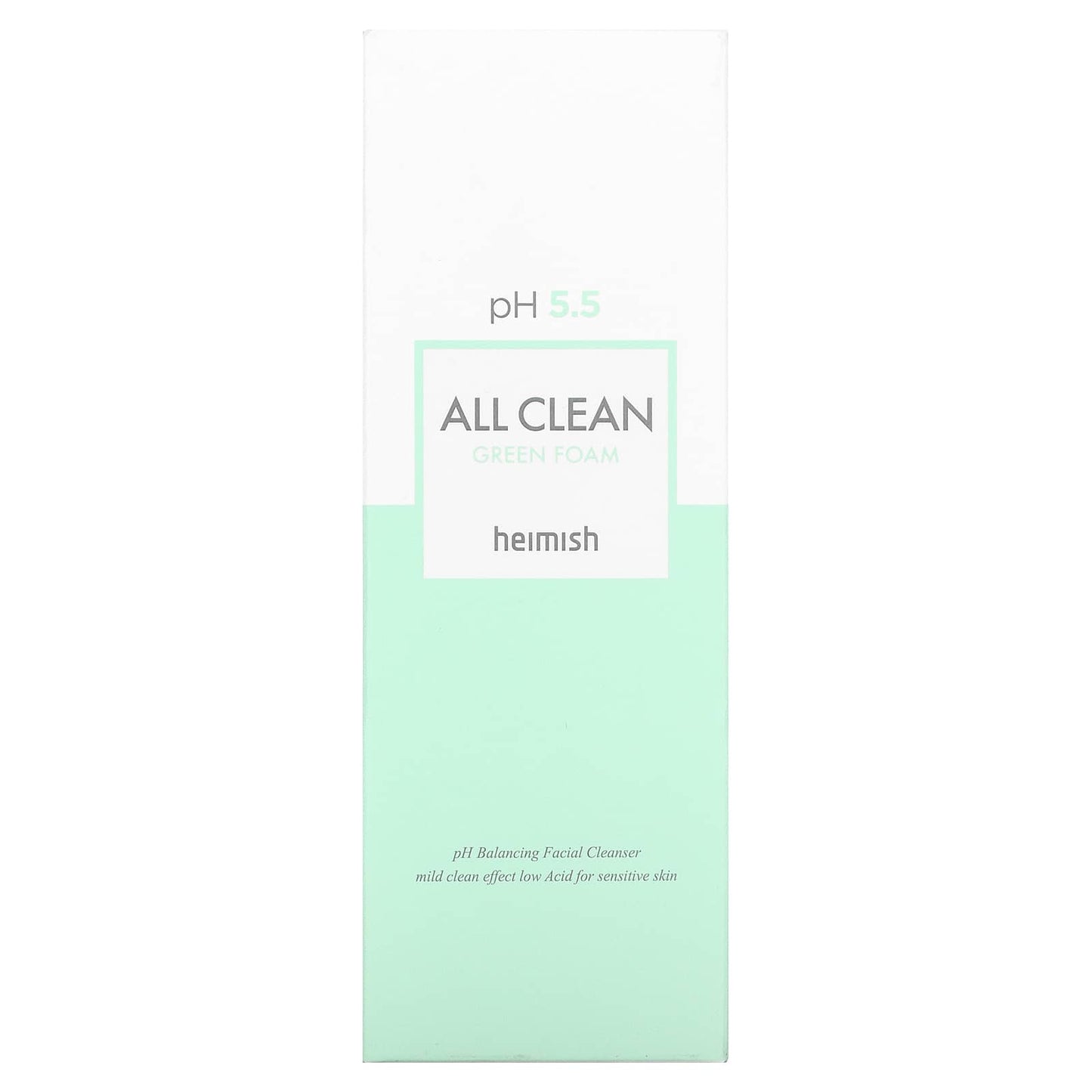 Heimish, All Clean Green Foam, Cleanser, 150 g