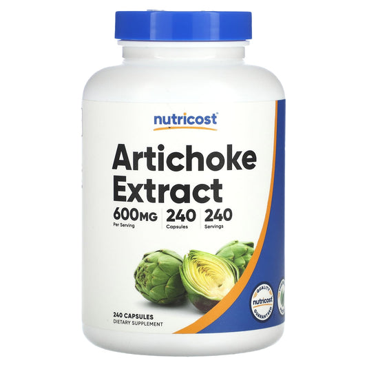 Nutricost-Artichoke Extract-600 mg-240 Capsules