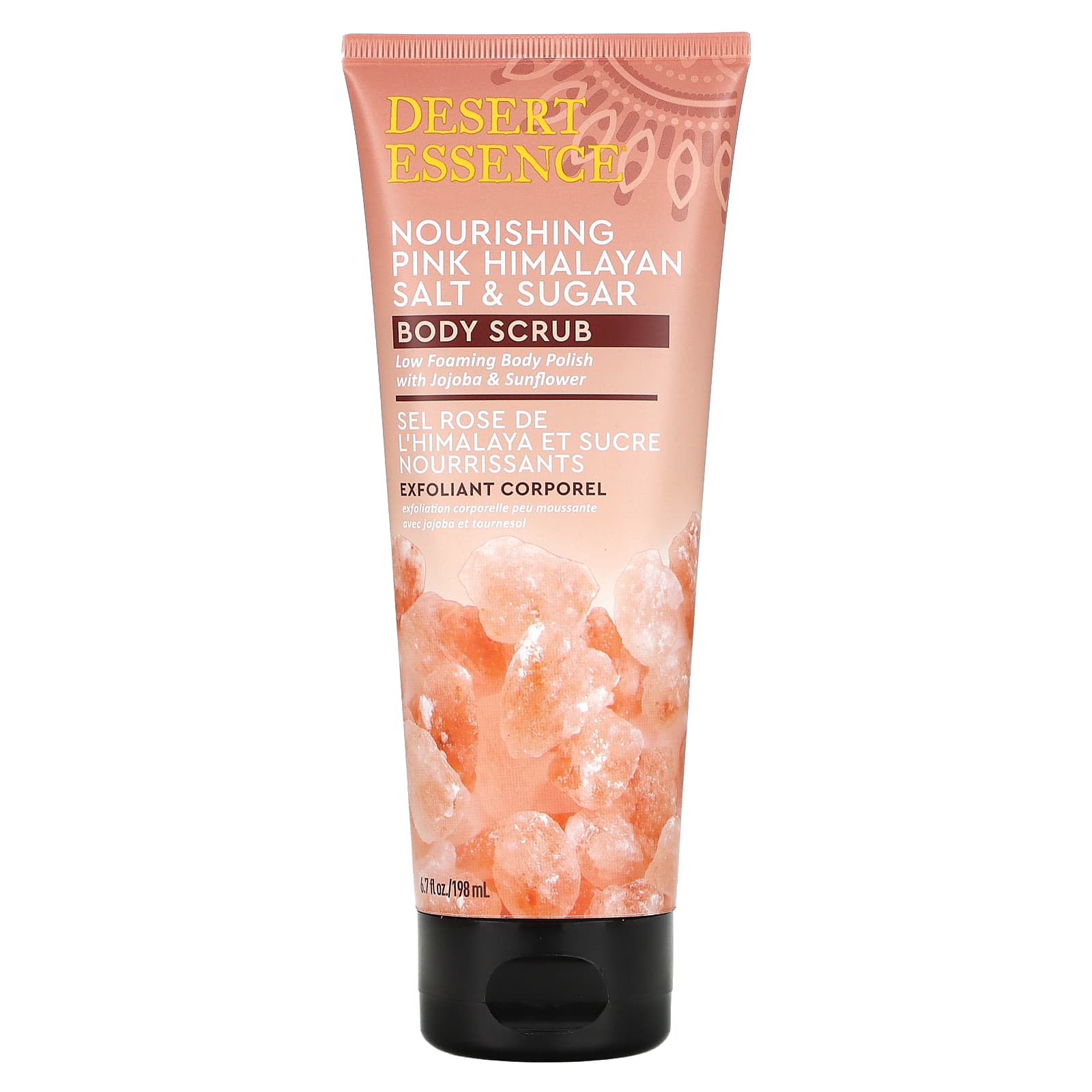 Desert Essence-Nourishing Pink Himalayan Salt & Sugar Body Scrub-6.7 fl oz (190 ml)