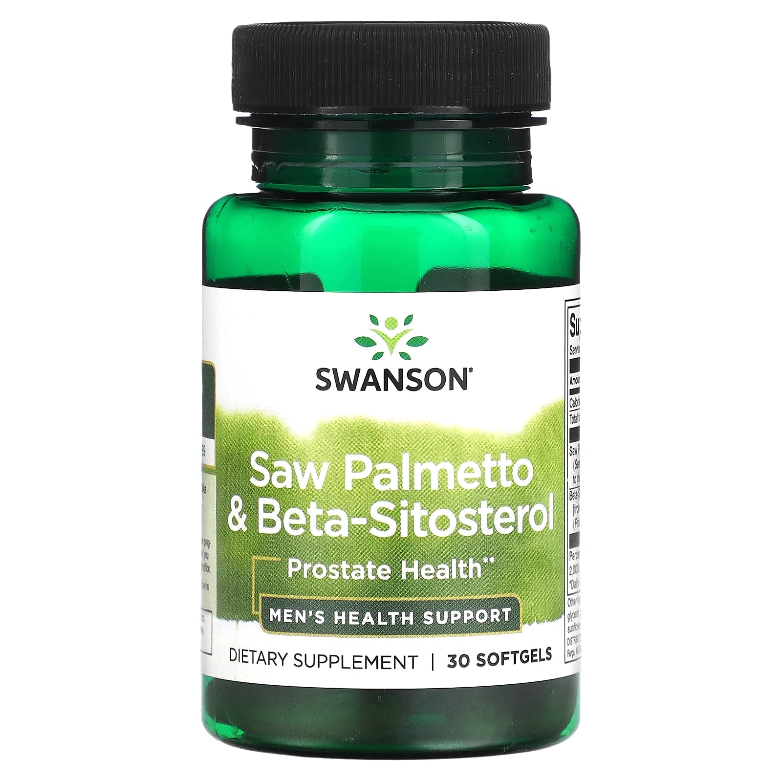 Swanson-Saw Palmetto & Beta-Sitosterol-30 Softgels