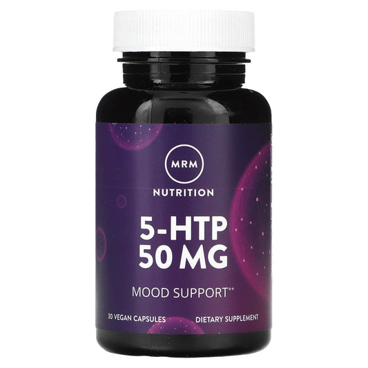 MRM Nutrition-5-HTP-50 mg-30 Vegan Capsules