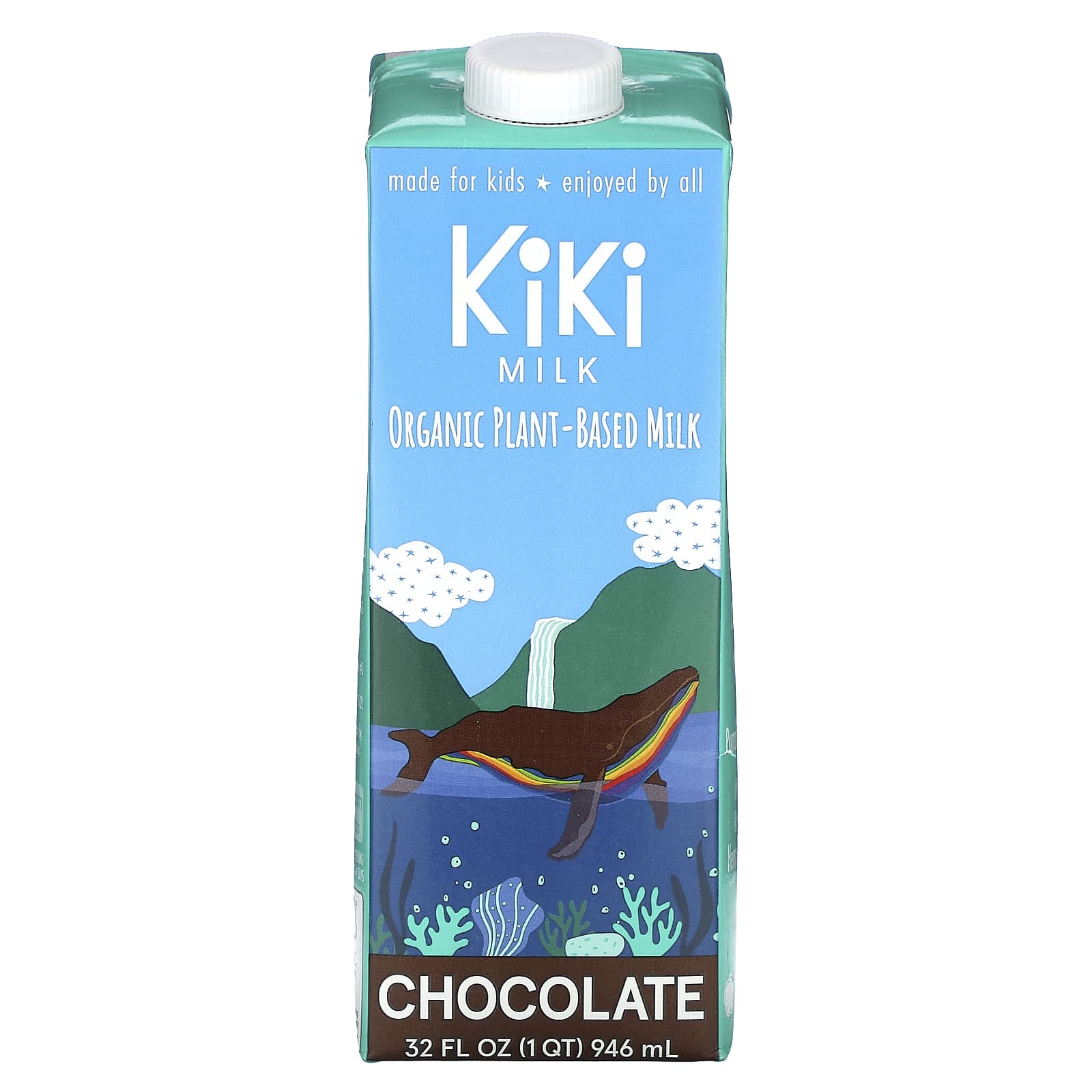 Kiki Milk-Organic Plant-Based Milk-Chocolate-32 fl oz (946 ml)