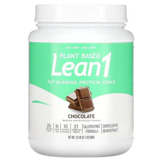 Lean1-Plant Based Fat Burning Protein Shake-Chocolate-2 lb (900 g)