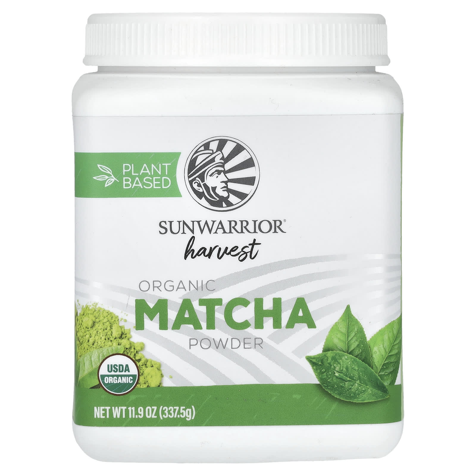 Sunwarrior-Harvest-Organic Matcha Powder-11.9 oz (337.5 g)