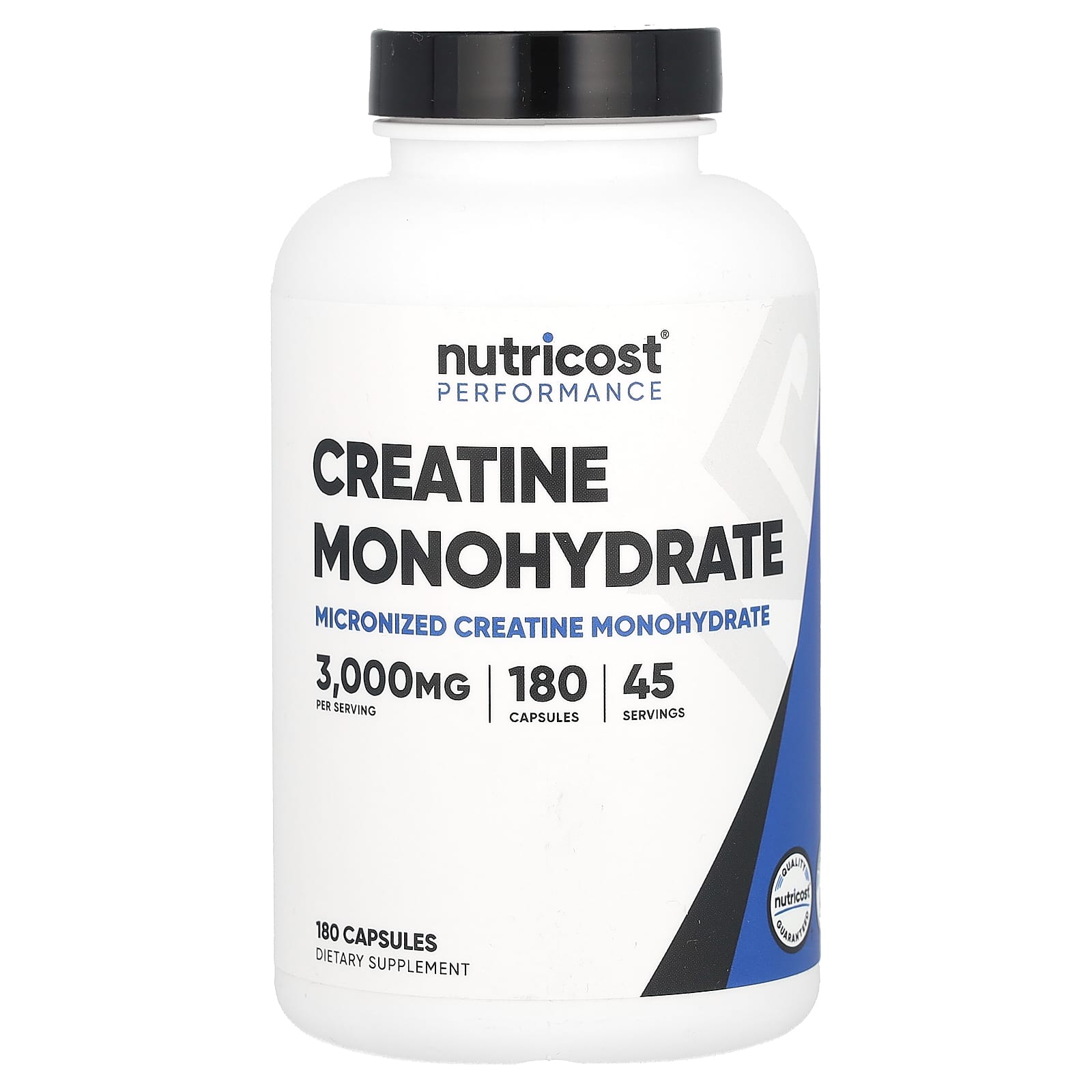 Nutricost-Performance-Creatine Monohydrate-3,000 mg -180 Capsules (750 mg per Capsule)