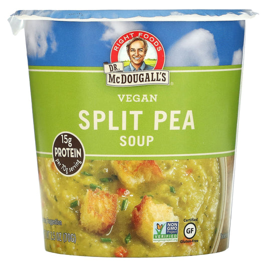 Dr. McDougall's-Vegan Split Pea Soup-2.5 oz (70 g)