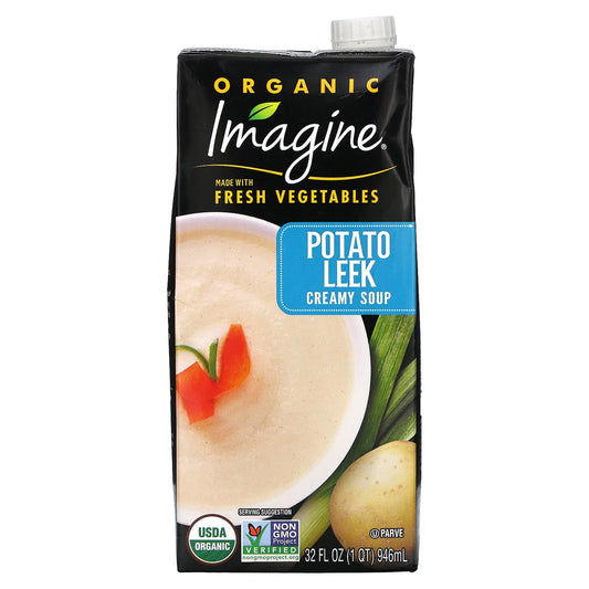 Imagine Soups-Organic Creamy Soup-Potato Leek-32 fl oz (946 ml)