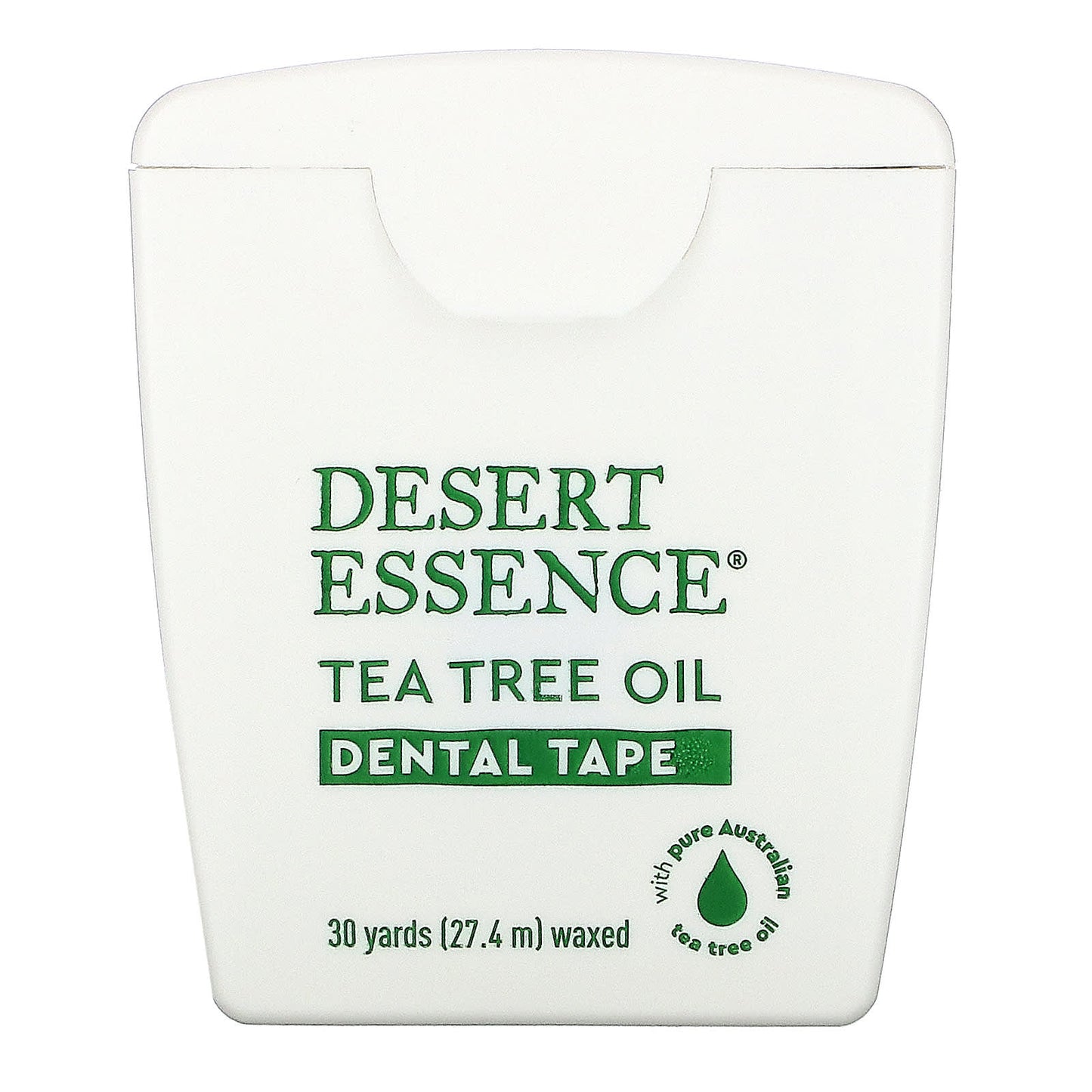 Desert Essence, Tea Tree Oil Dental Tape, Waxed, 30 Yds (27.4 m)