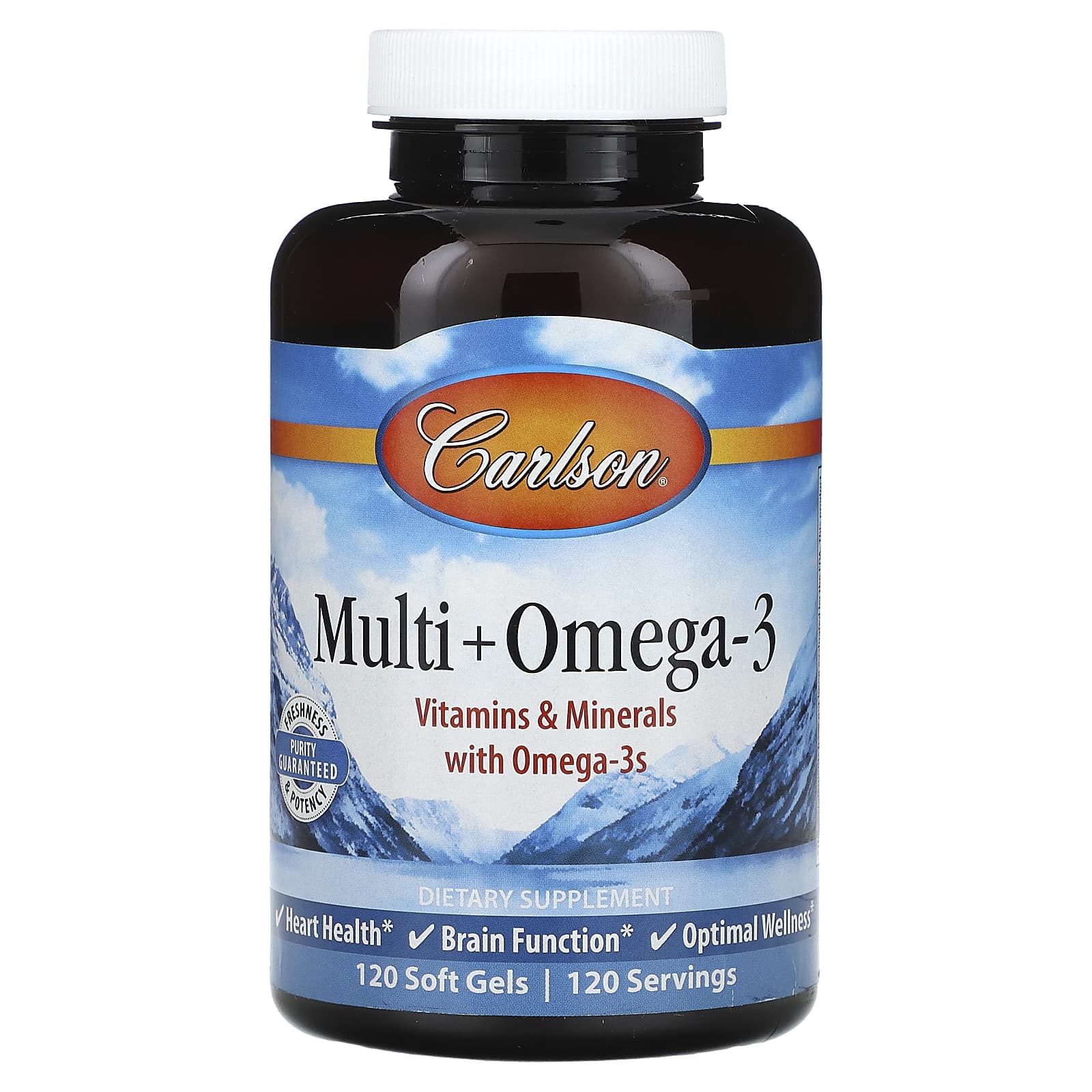 Carlson-Multi + Omega-3-120 Soft Gels