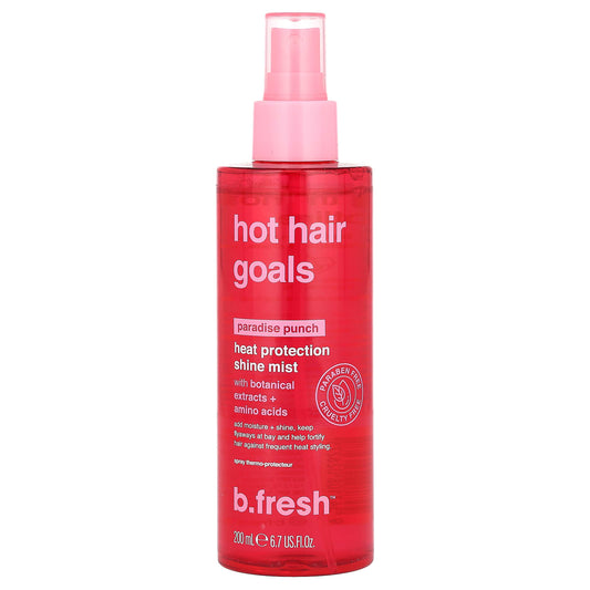 b.fresh-Heat Protection Shine Mist-Paradise Punch-6.7 fl oz (200 ml)