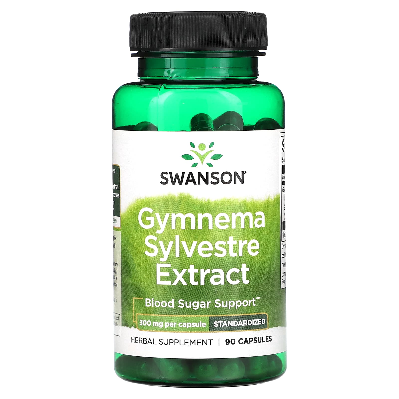 Swanson-Gymnema Sylvestre Extract-300 mg-90 Capsules