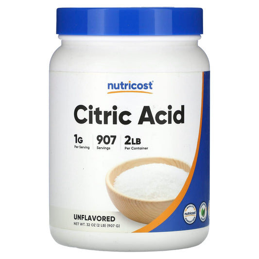Nutricost-Citric Acid-Unflavored-32 oz (907 g)