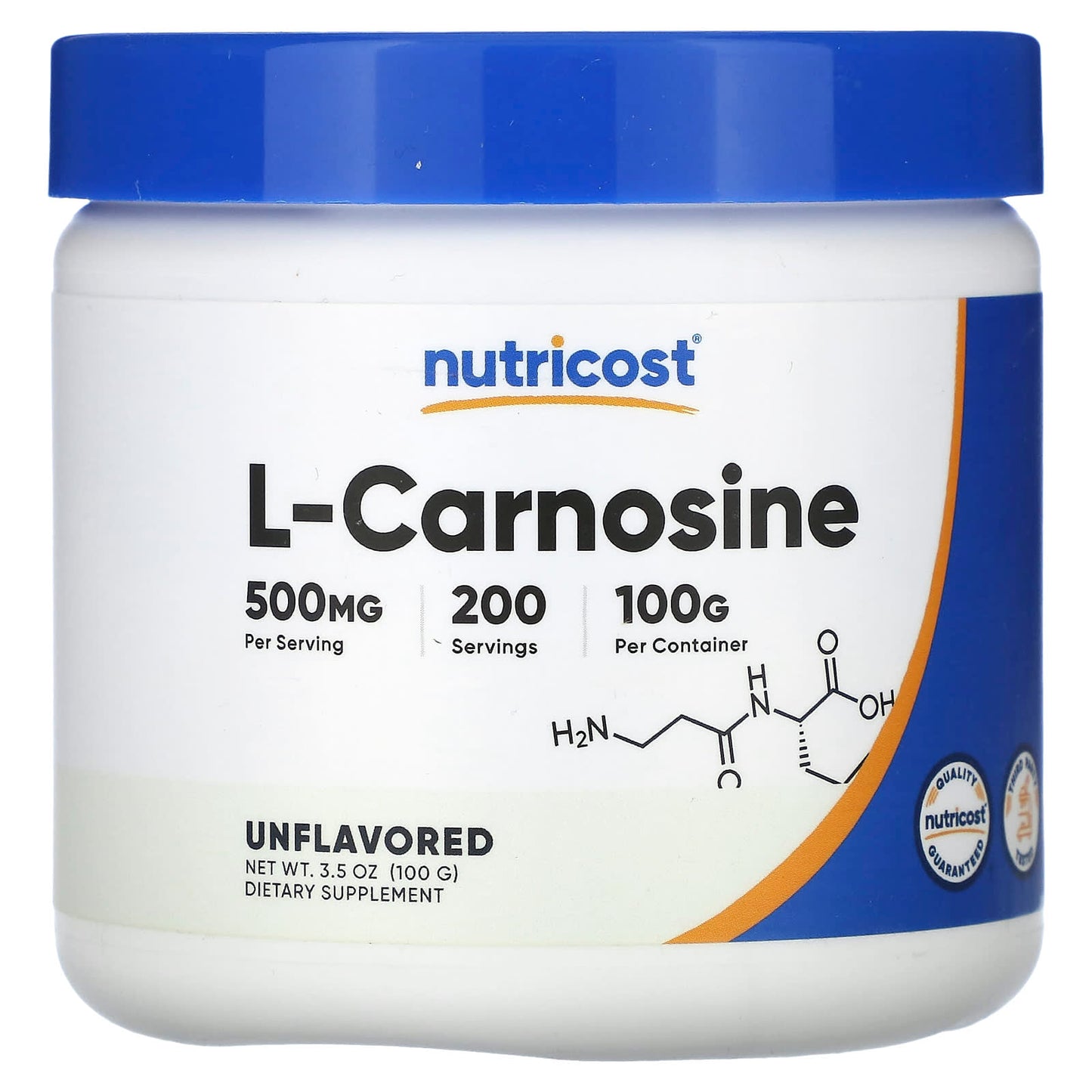 Nutricost-L-Carnosine-Unflavored-3.5 oz (100 g)