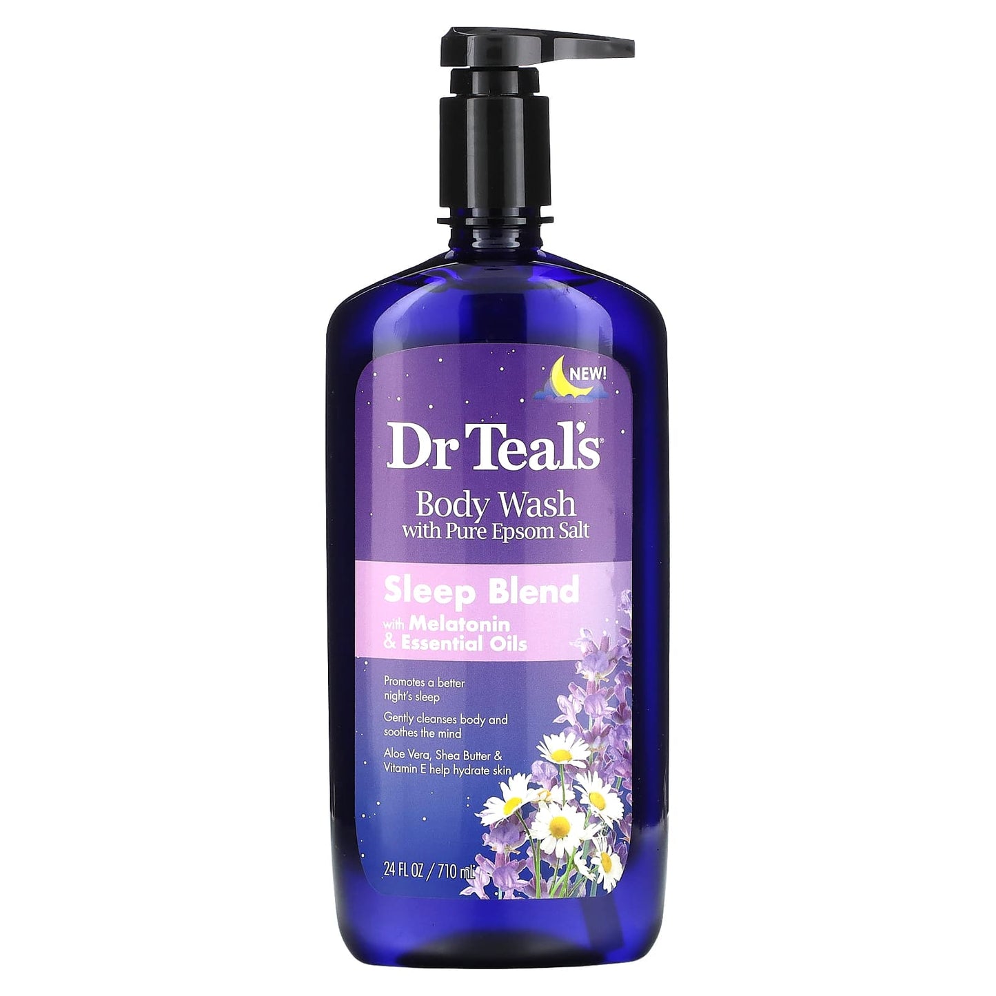 Dr. Teal's-Body Wash With Pure Epsom Salt-Sleep Blend-24 fl oz (710 ml)