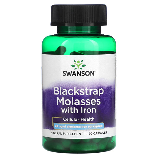 Swanson-Blackstrap Molasses With Iron-120 Capsules