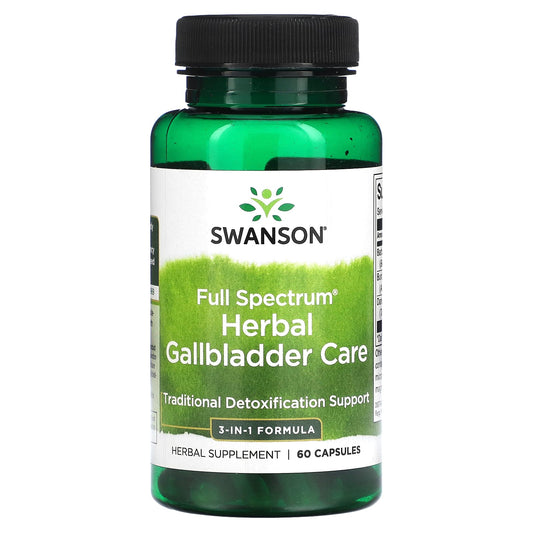 Swanson-Full Spectrum Herbal Gallbladder Care-60 Capsules